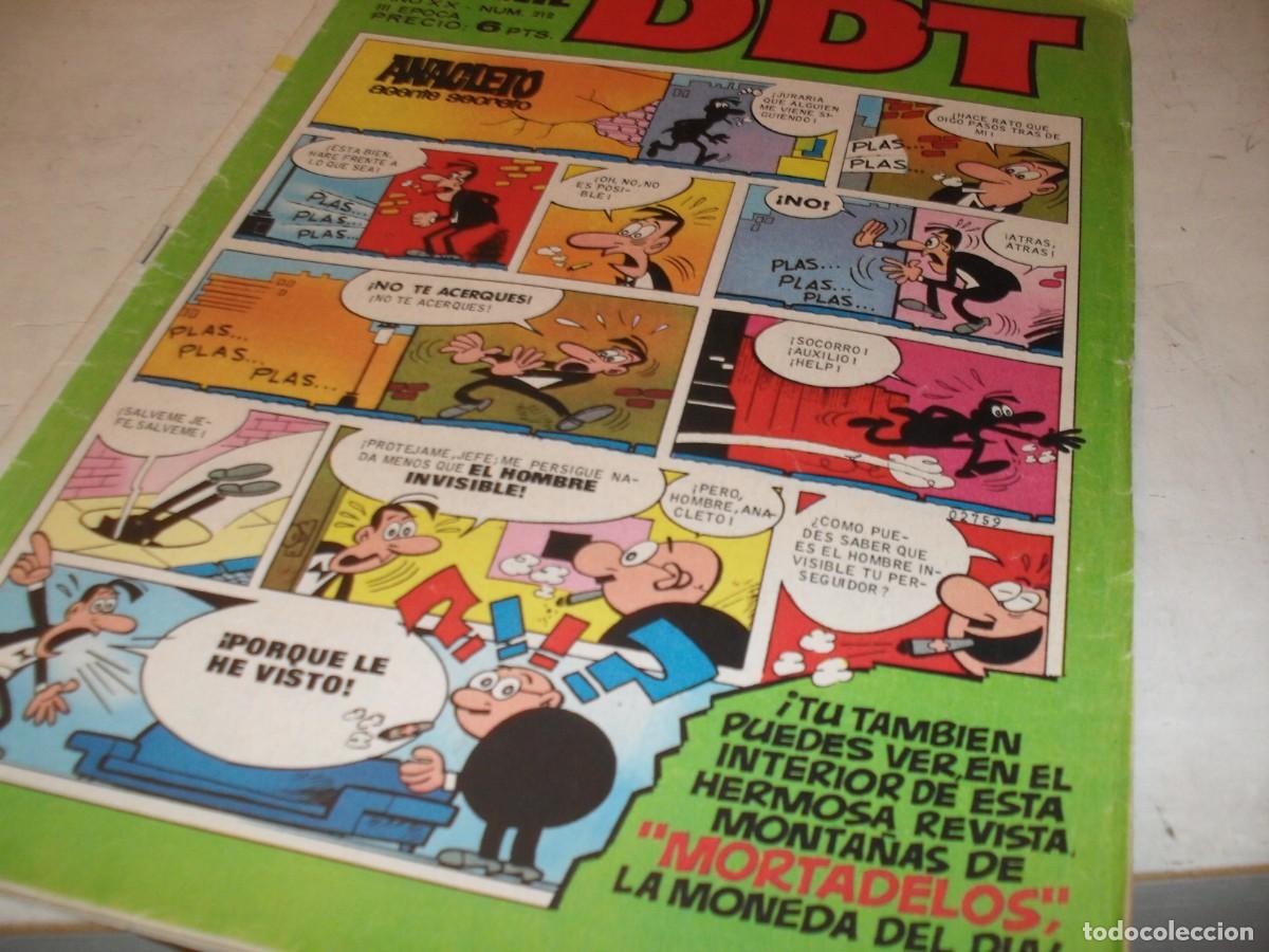 Tebeos: DDT 2&ordf; EPOCA N&ordm; 212,SIN LOS BILLETES DE MORTADELOS,DE 551,BRUGUERA,1967
