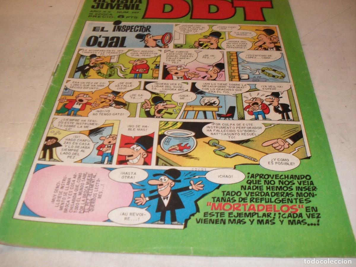 Tebeos: DDT 2&ordf; EPOCA N&ordm; 209,SIN LOS BILLETES DE MORTADELOS,DE 551,BRUGUERA,1967