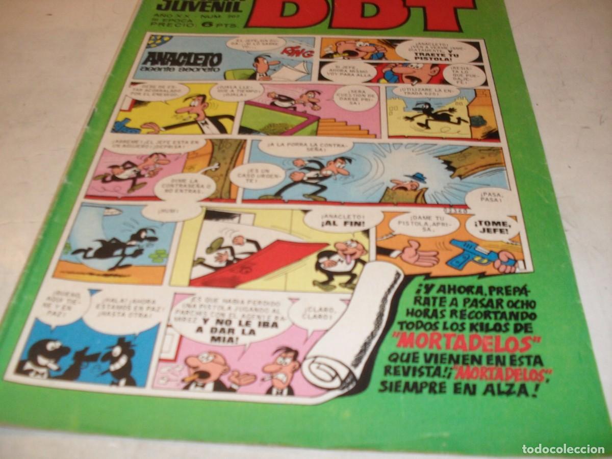 Tebeos: DDT 2&ordf; EPOCA N&ordm; 208,SIN LOS BILLETES DE MORTADELOS,DE 551,BRUGUERA,1967