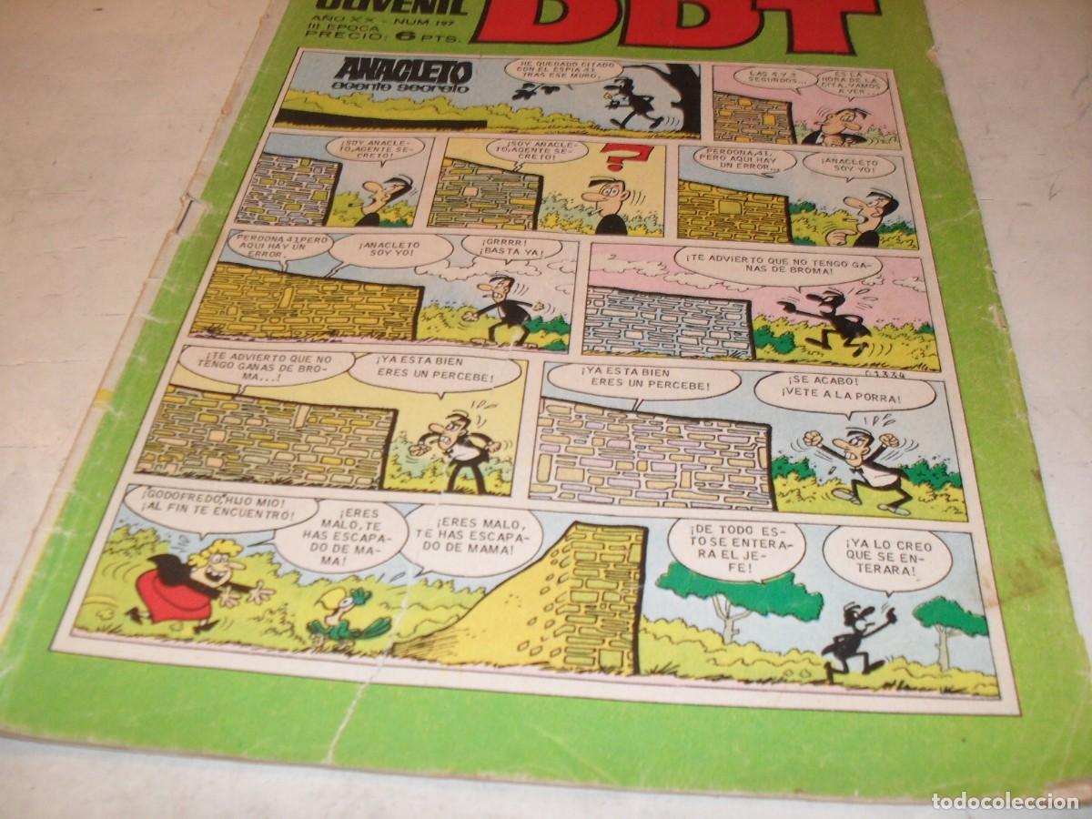 Tebeos: DDT 2&ordf; EPOCA N&ordm; 197,CON EL ANUNCIO DE BILLETES MORTADELO,DE 551,BRUGUERA,1967