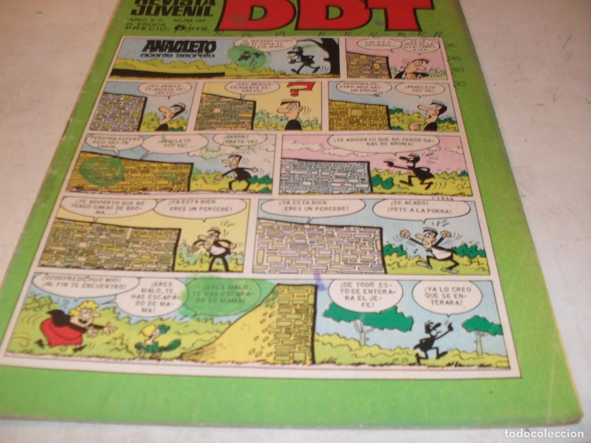 Tebeos: DDT 2&ordf; EPOCA N&ordm; 197,CON EL ANUNCIO DE BILLETES MORTADELO,DE 551,BRUGUERA,1967