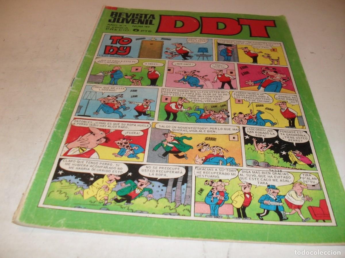Tebeos: DDT 2&ordf; EPOCA N&ordm; 184,CON ANACLETO,DE VAZQUEZ,DE 551,BRUGUERA,1967