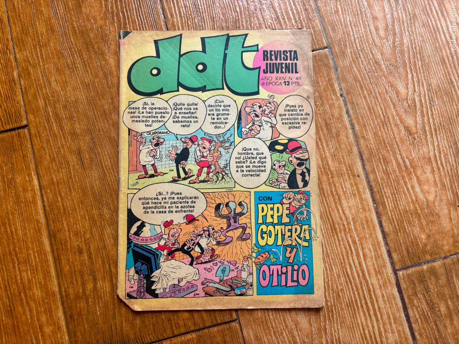 Tebeos: DDT N&ordm; 411 EDITORIAL BRUGUERA ORIGINAL