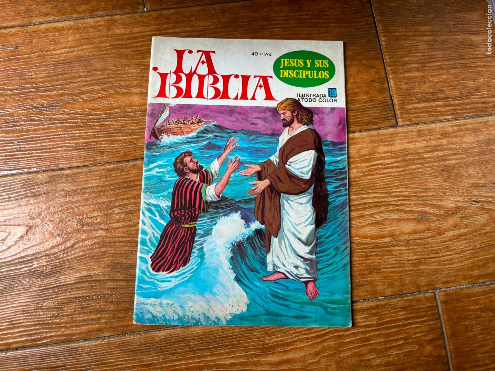 Tebeos: LA BIBLIA - ILUSTRADA A TODO COLOR N&ordm; 19 EDITORIAL BRUGUERA 1979