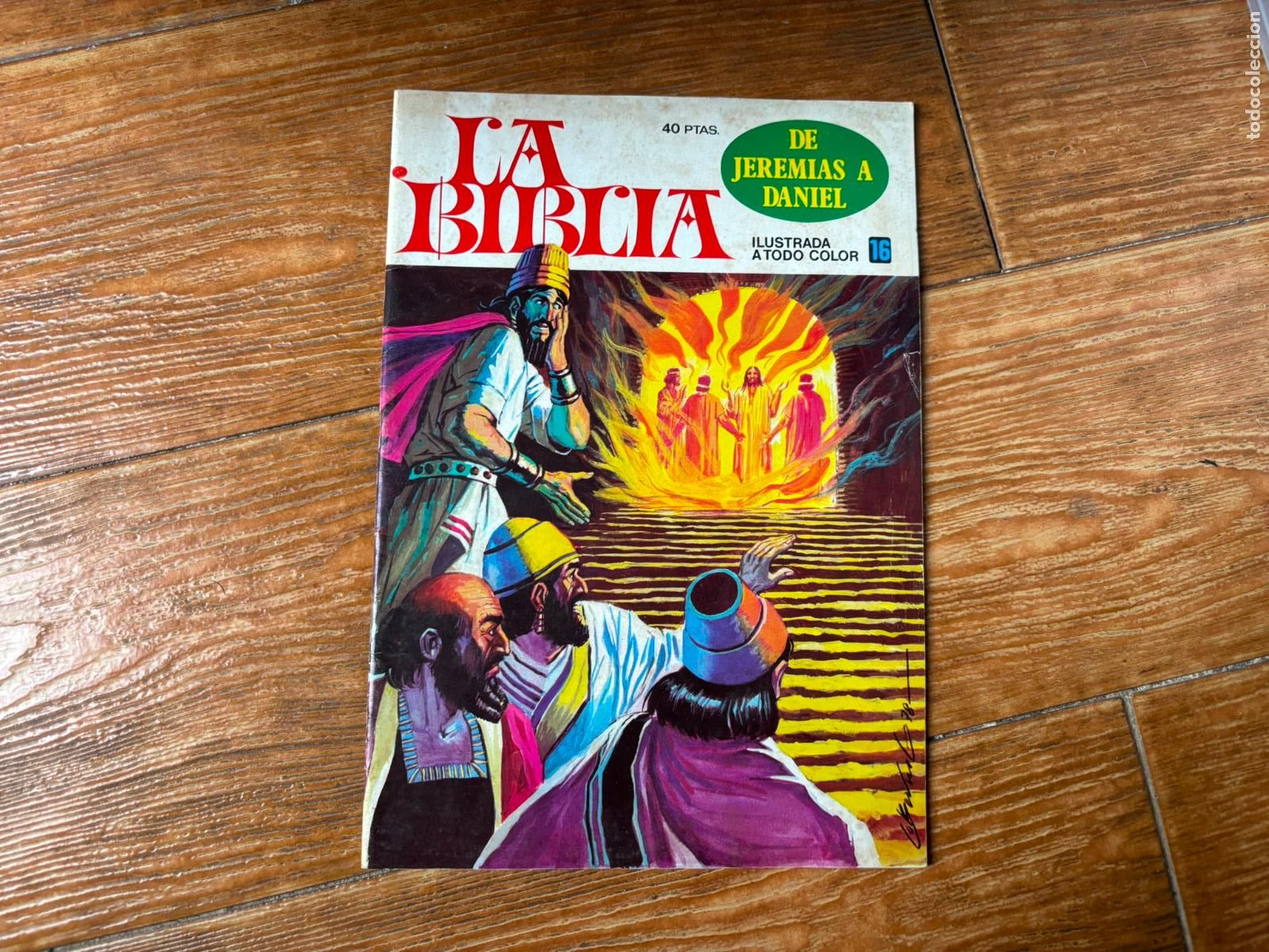 Tebeos: LA BIBLIA - ILUSTRADA A TODO COLOR N&ordm; 16 EDITORIAL BRUGUERA 1979