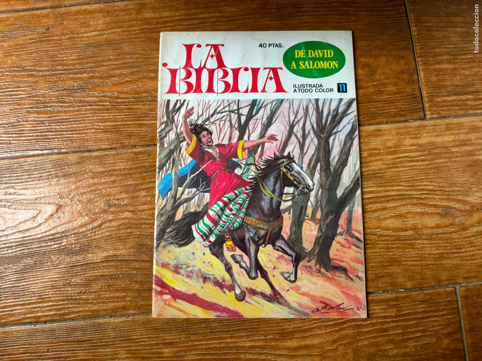 Tebeos: LA BIBLIA - ILUSTRADA A TODO COLOR N&ordm; 11 EDITORIAL BRUGUERA 1979