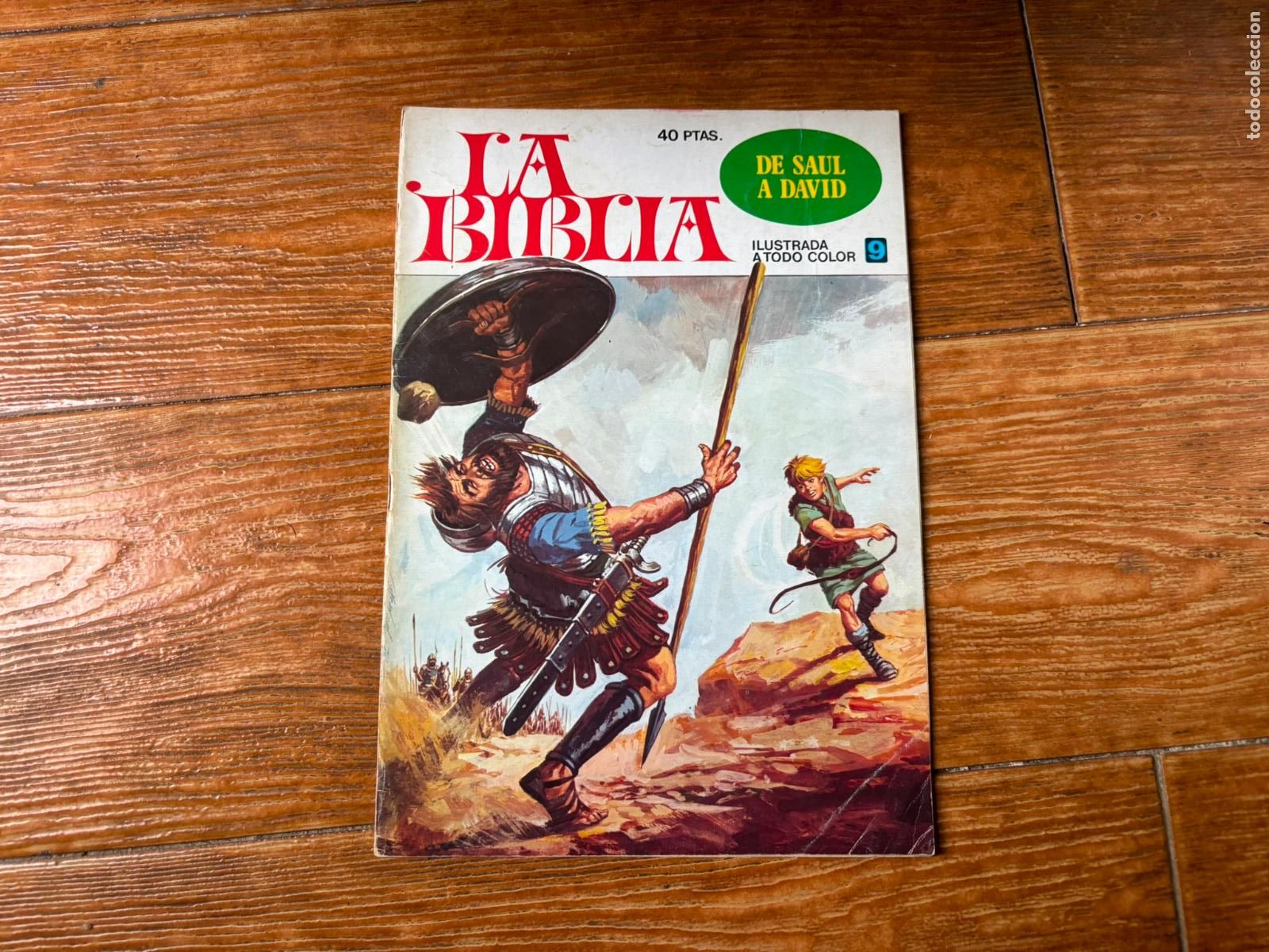 Tebeos: LA BIBLIA - ILUSTRADA A TODO COLOR N&ordm; 9 EDITORIAL BRUGUERA 1979