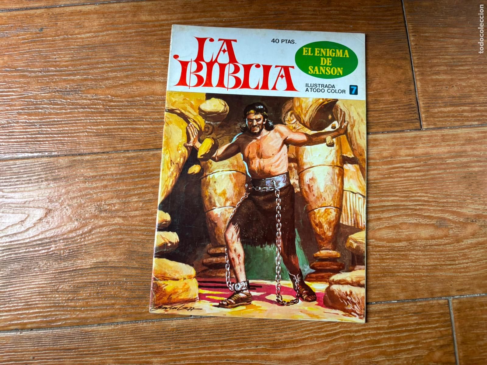 Tebeos: LA BIBLIA - ILUSTRADA A TODO COLOR N&ordm; 7 EDITORIAL BRUGUERA 1979