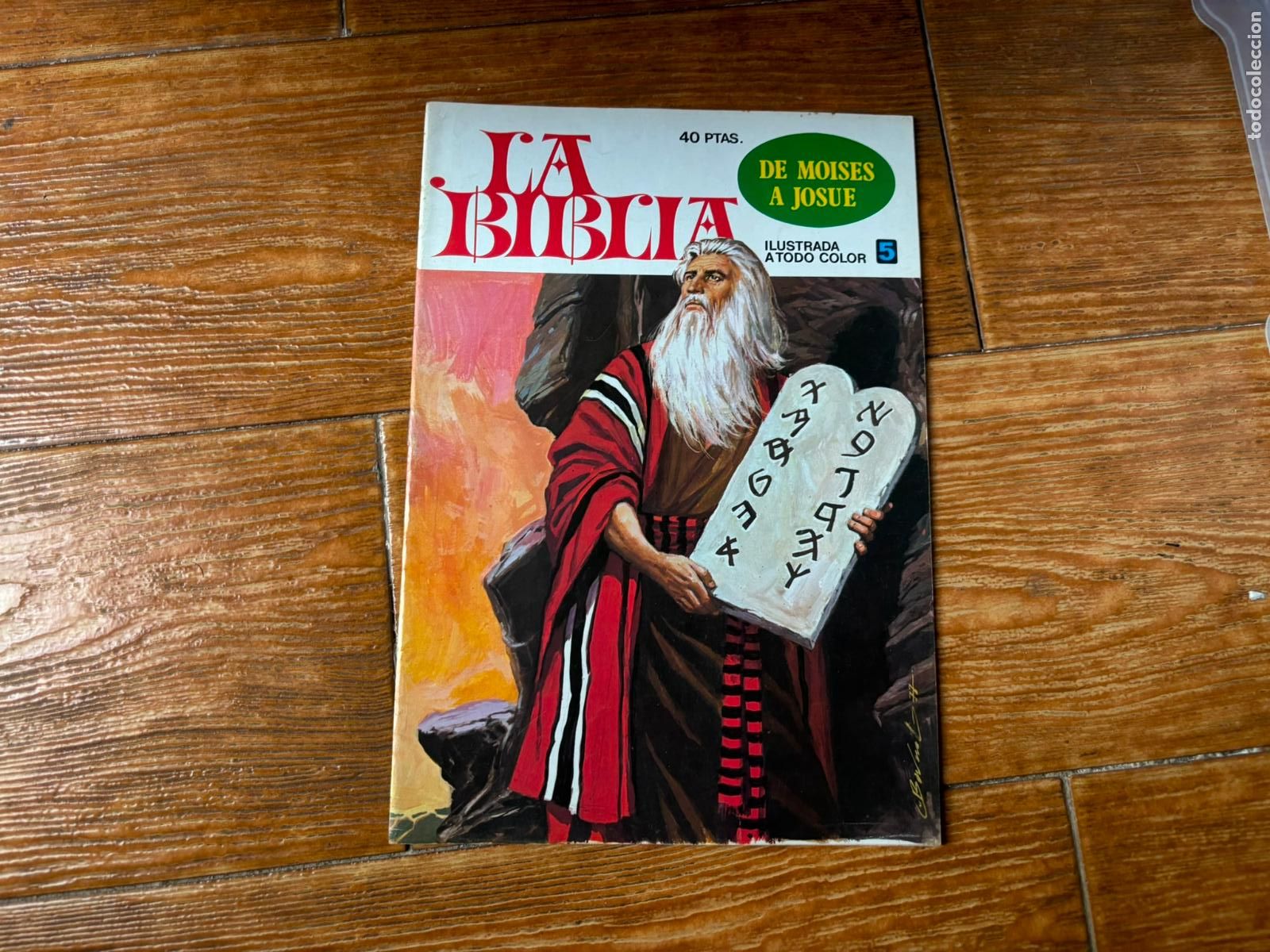 Tebeos: LA BIBLIA - ILUSTRADA A TODO COLOR N&ordm; 5 EDITORIAL BRUGUERA 1979