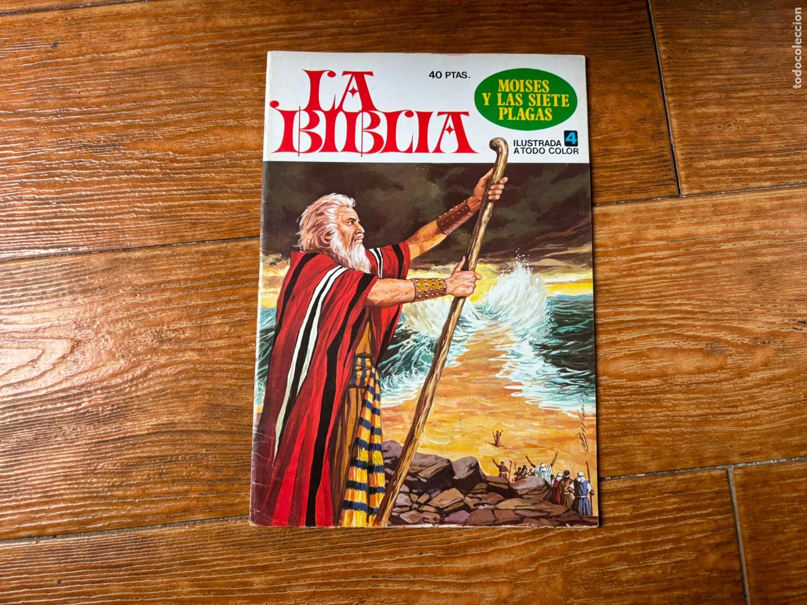 Tebeos: LA BIBLIA - ILUSTRADA A TODO COLOR N&ordm; 4 EDITORIAL BRUGUERA 1979
