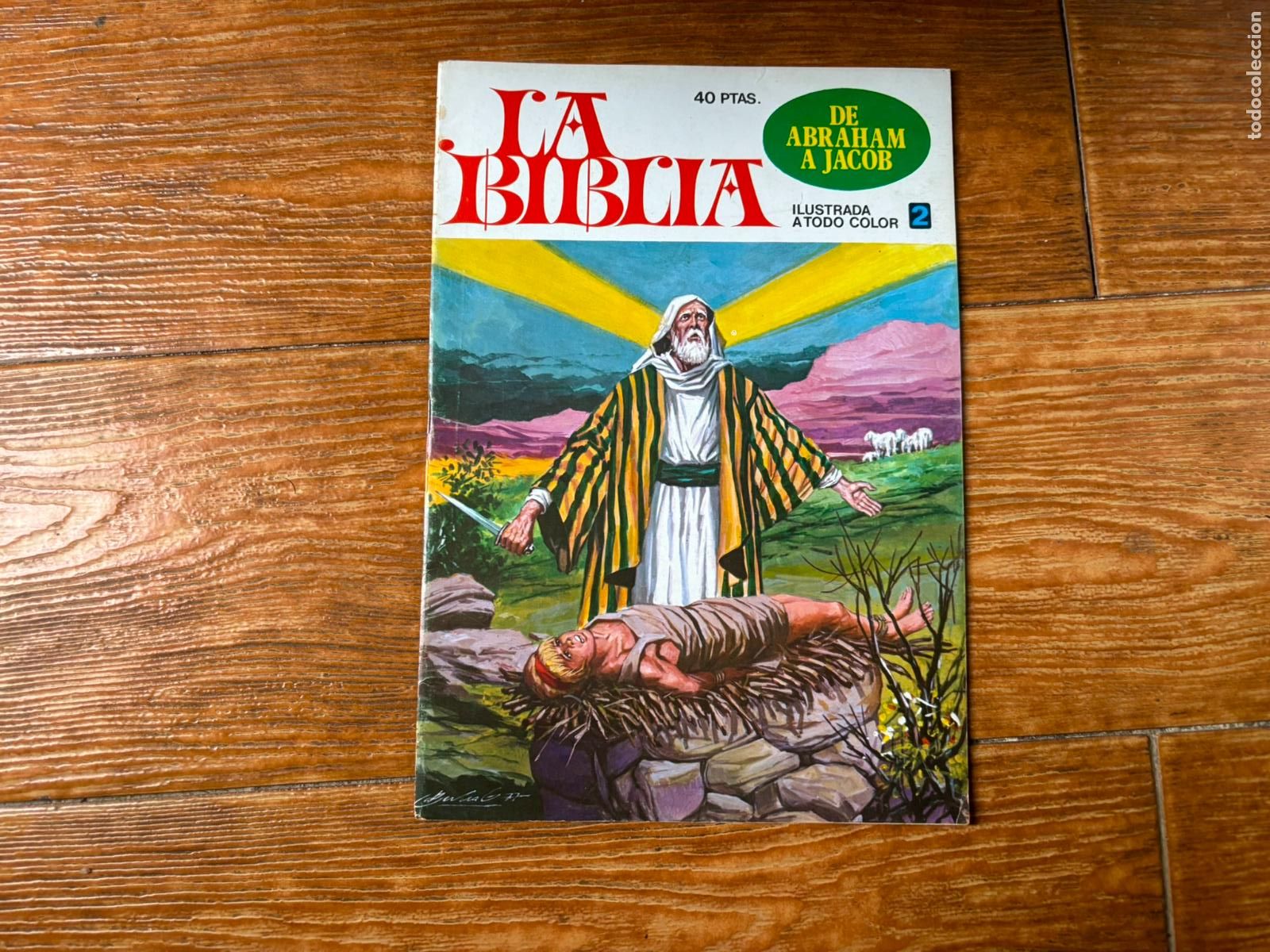 Tebeos: LA BIBLIA - ILUSTRADA A TODO COLOR N&ordm; 2 EDITORIAL BRUGUERA 1979