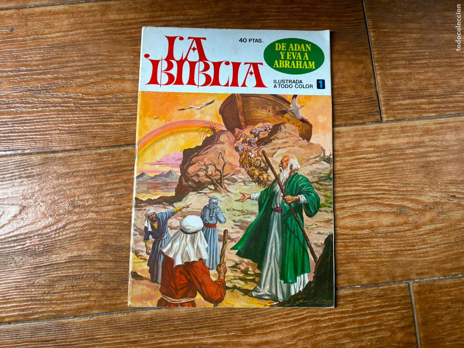 Tebeos: LA BIBLIA - ILUSTRADA A TODO COLOR N&ordm; 1 EDITORIAL BRUGUERA 1979