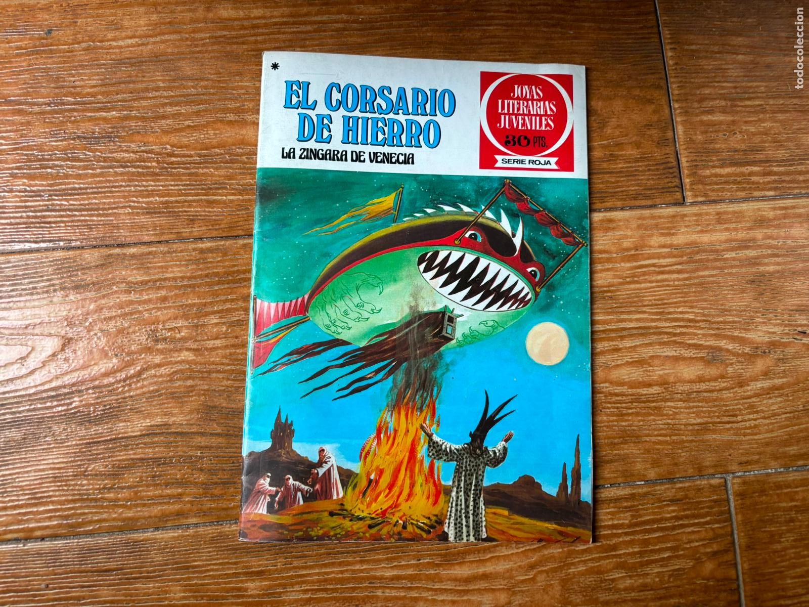 Tebeos: EL CORSARIO DE HIERRO N&ordm; 39 JOYAS LITERARIAS JUVENILES SERIE ROJA EDITORIAL BRUGUERA