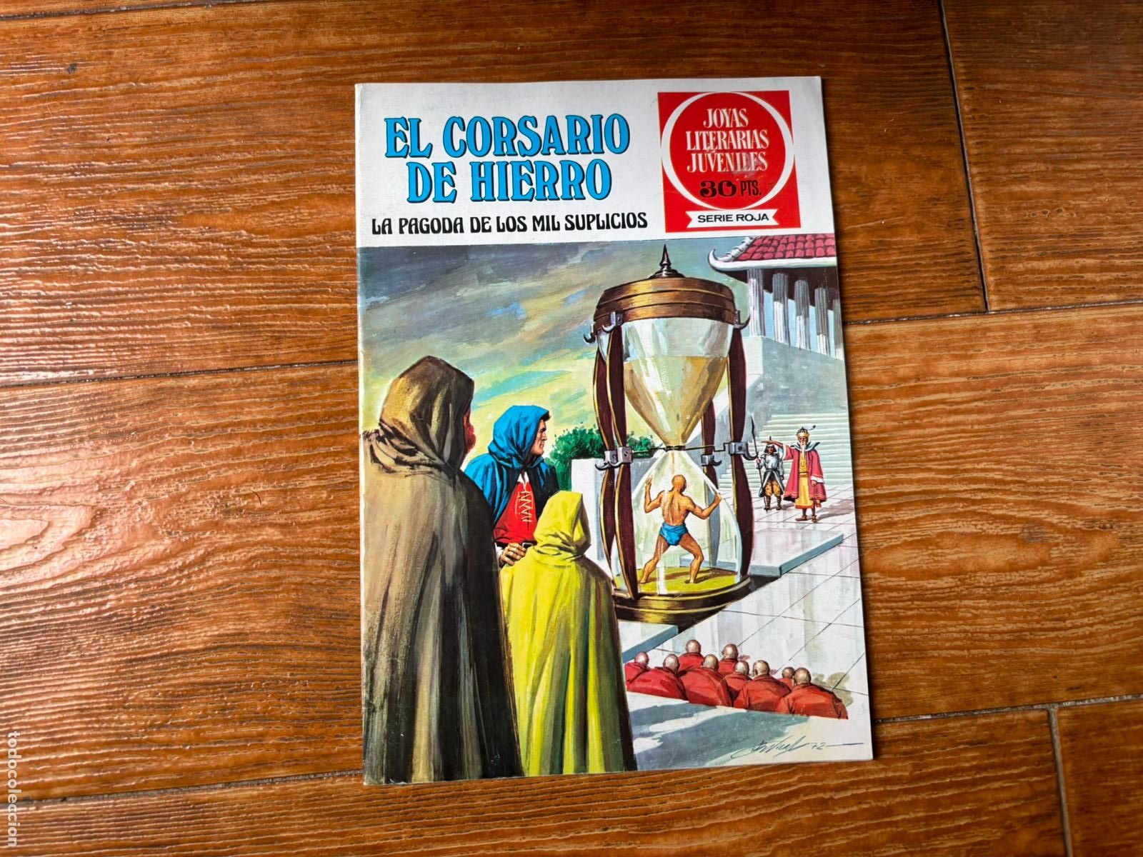 Tebeos: EL CORSARIO DE HIERRO N&ordm; 9 JOYAS LITERARIAS JUVENILES SERIE ROJA EDITORIAL BRUGUERA