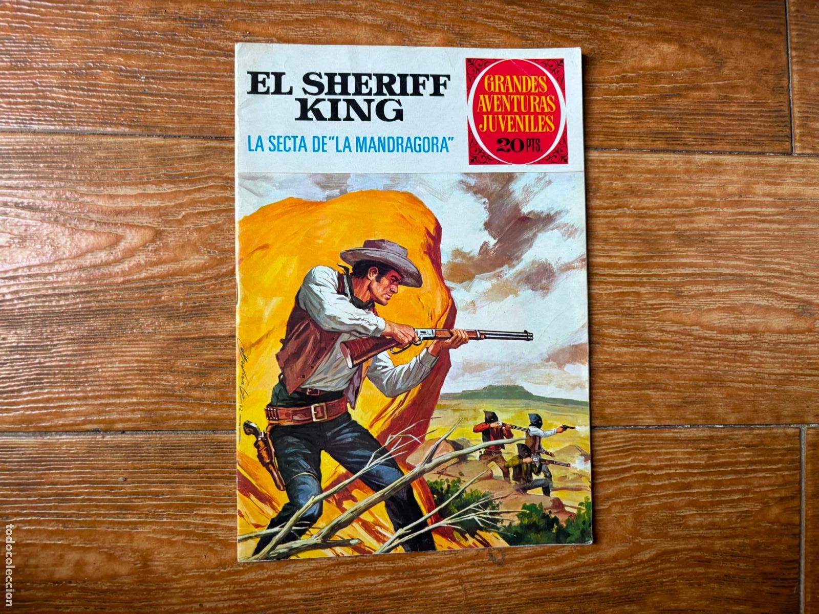 Tebeos: GRANDES AVENTURAS JUVENILES N&ordm; 30 EL SHERIFF KING EDITORIAL BRUGUERA 1972 1&ordf; EDICION