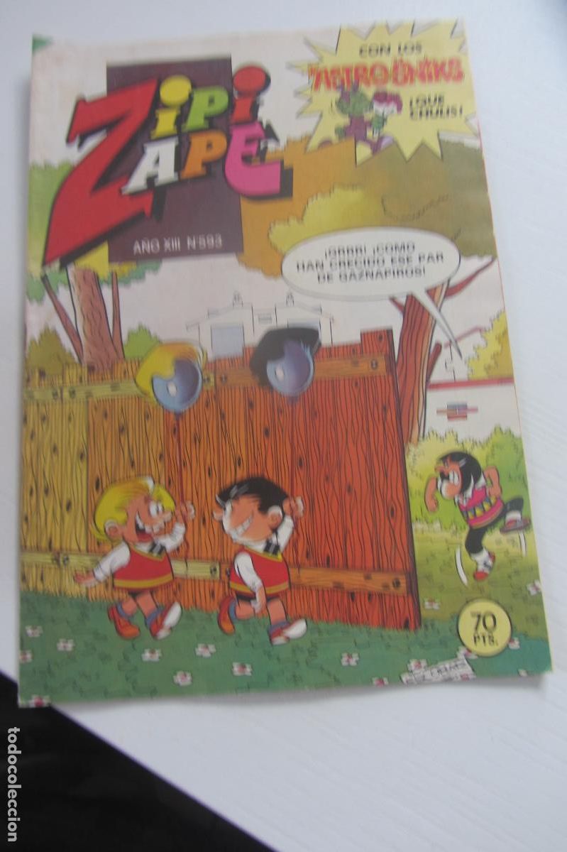 Tebeos: ZIPI Y ZAPE A&Ntilde;O XIII N&ordm; 593 - BRUGUERA arx179