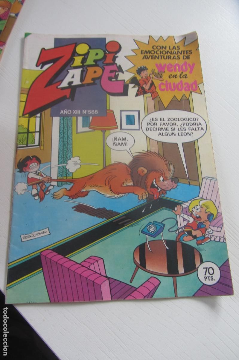 Tebeos: ZIPI Y ZAPE REVISTA N&ordm; 588. BRUGUERA 1983 arx179