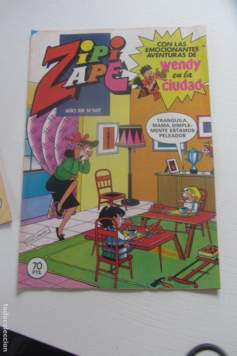 Tebeos: ZIPI Y ZAPE REVISTA N&ordm; 587 BRUGUERA 1984 arx179