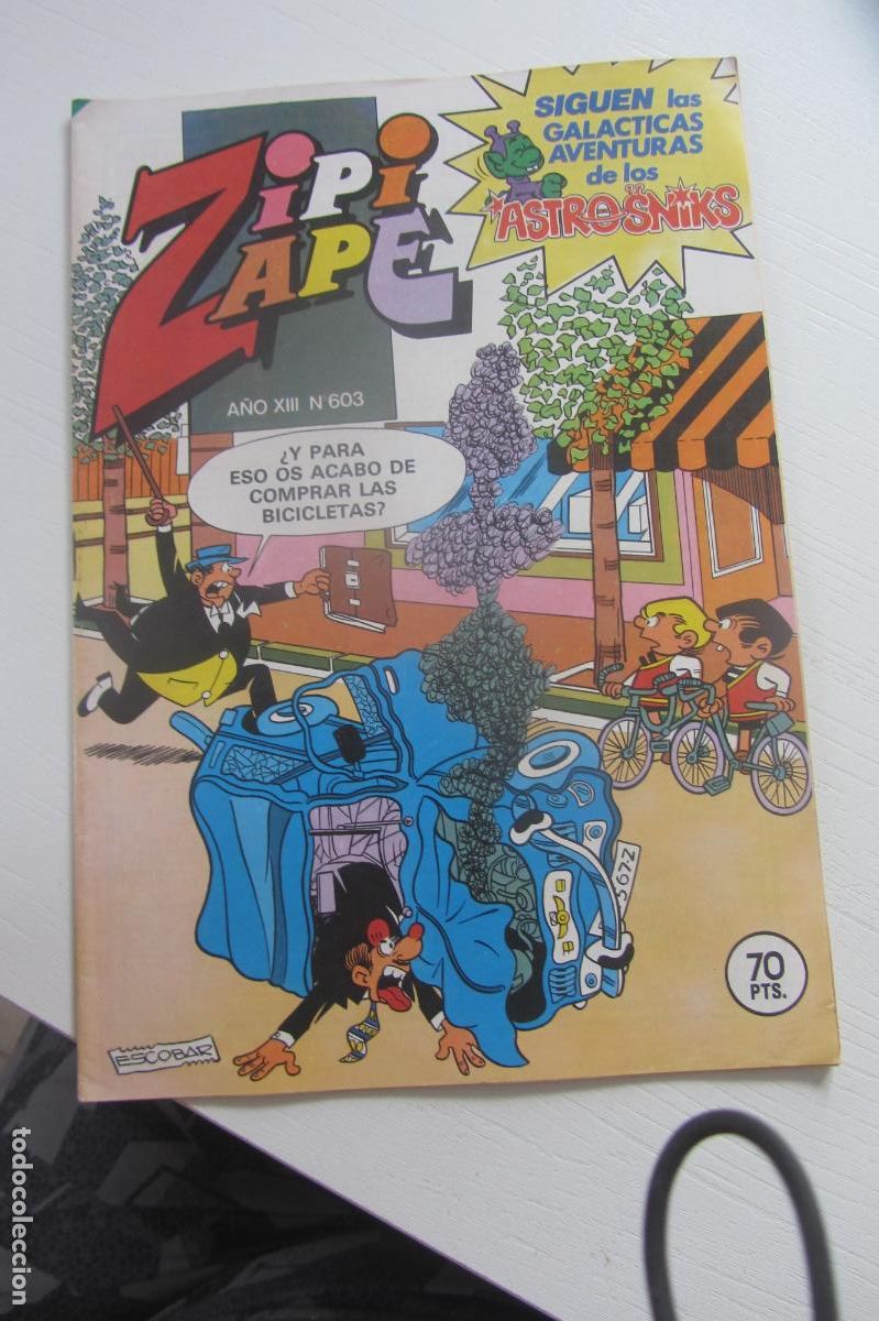Tebeos: ZIPI Y ZAPE REVISTA N&ordm; 603. ROBIN ROBOT, ASTROSNIKS, PUBLICIDAD LEGO, ROBIN DUB BRUGUERA 1984 arx179