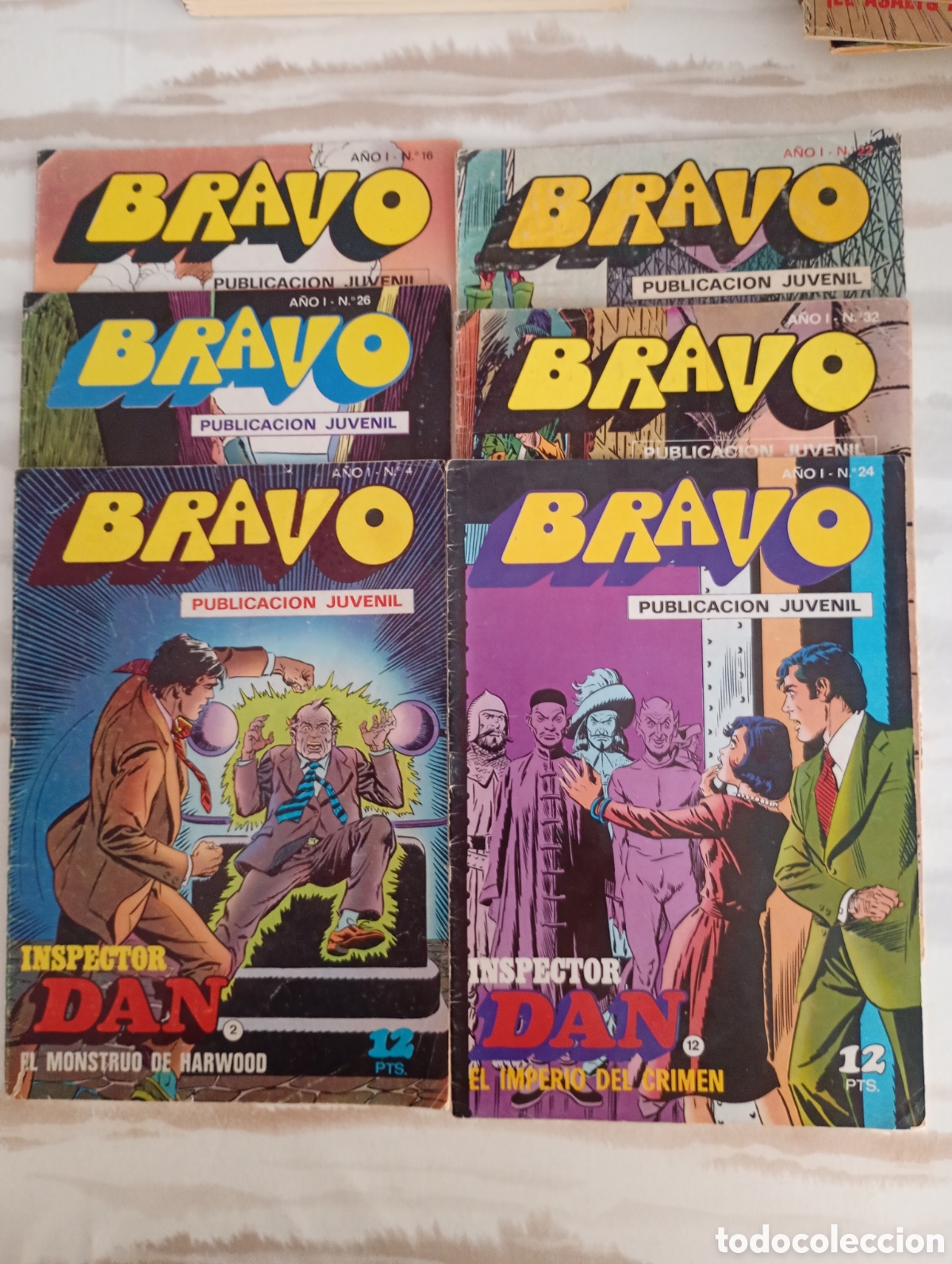 Tebeos: INSPECTOR DAN (BRAVO) LOTE 6 EJEMPLARES - Foto 1