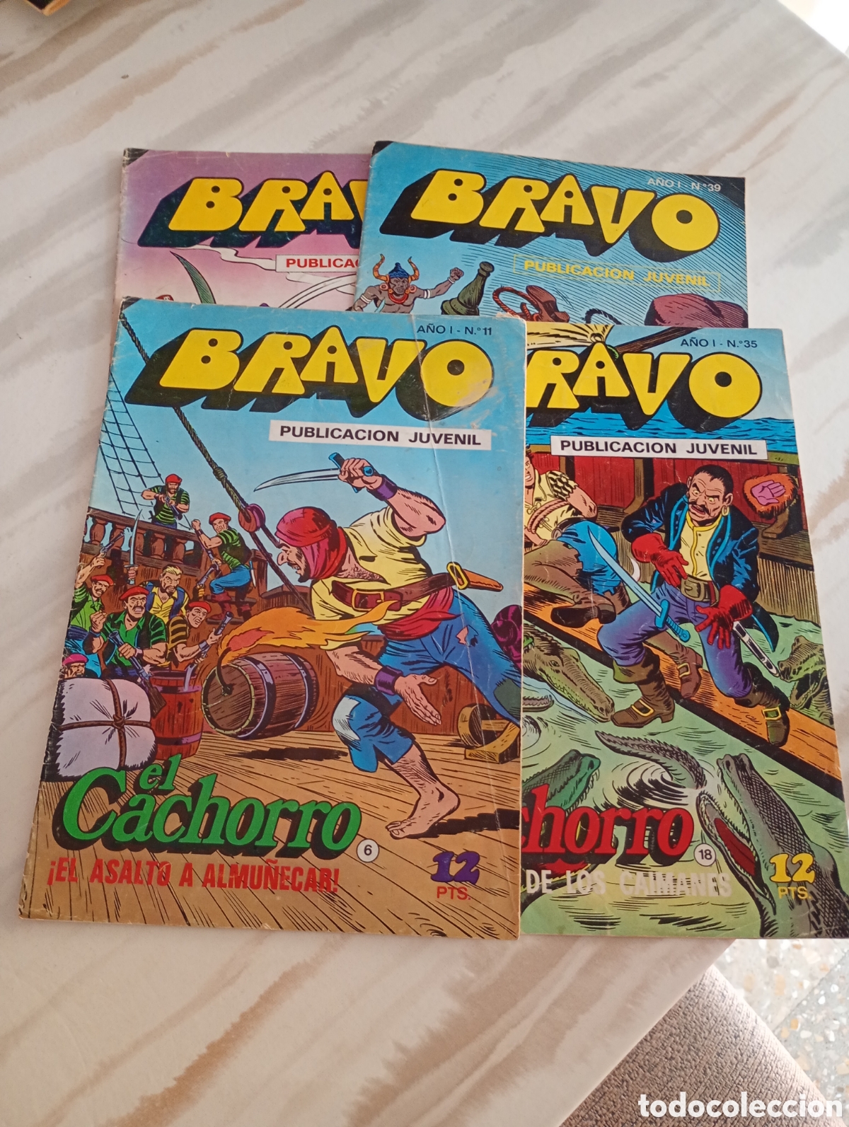 Tebeos: EL CACHORRO (BRAVO) LOTE 4 EJEMPLARES