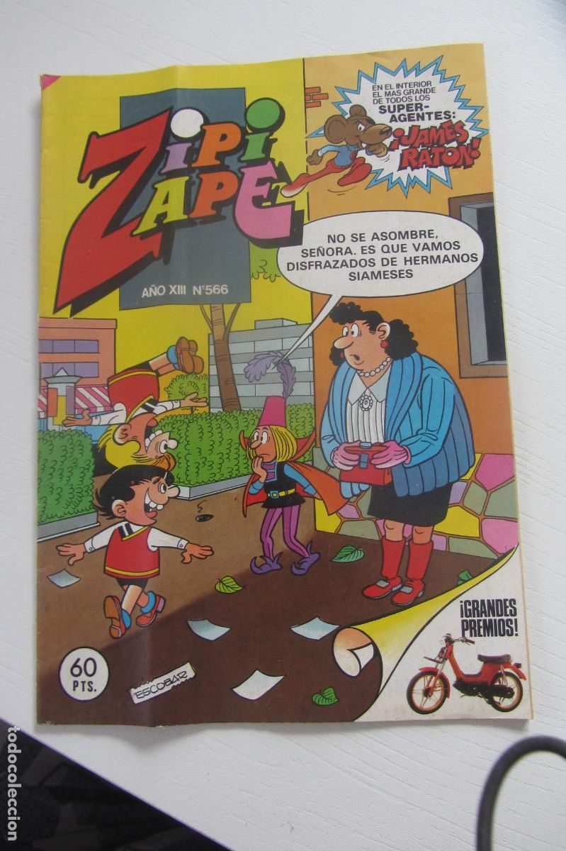 Tebeos: ZIPI Y ZAPE REVISTA N&ordm; 566 BRUGUERA 1984 arx179