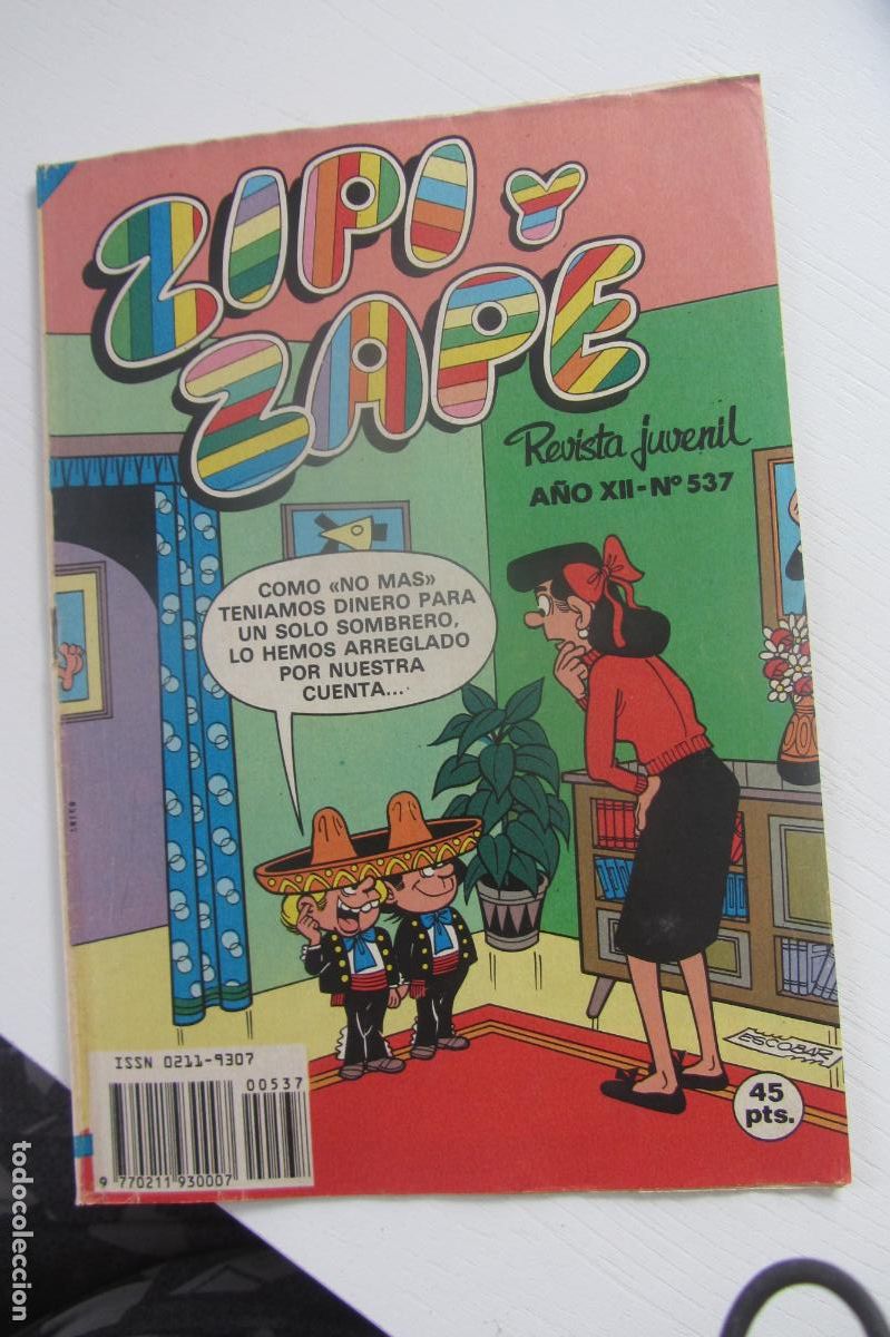 Tebeos: ZIPI ZAPE - N&ordm; 537 - BRUGUERA - 1983 arx179