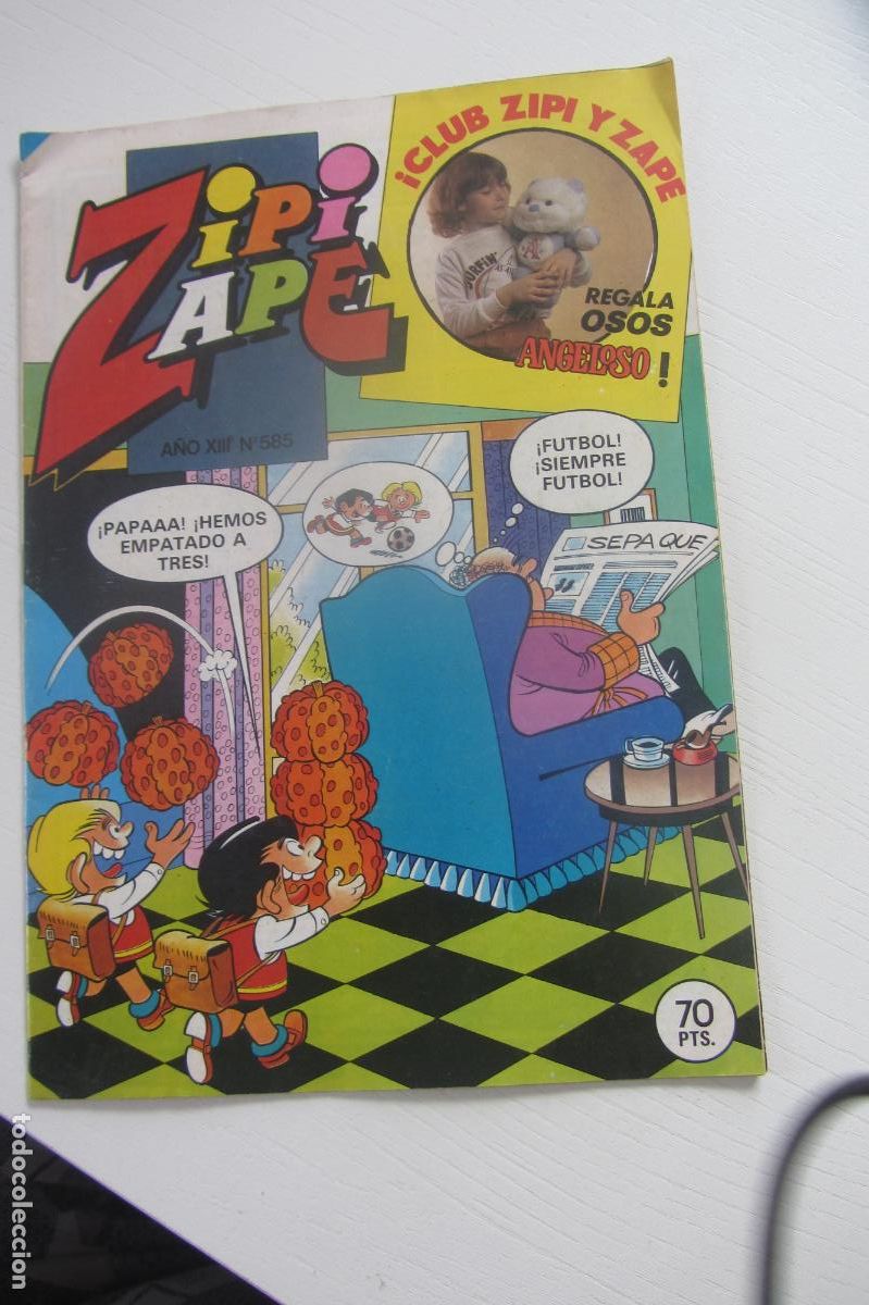 Tebeos: ZIPI ZAPE - N&ordm; 585 a&ntilde;o XIII 1984 BRUGUERA arx179