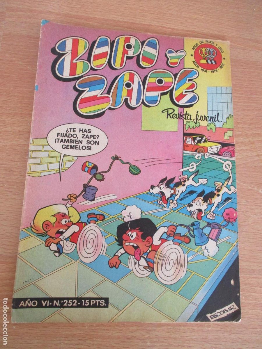 Tebeos: EDT: BRUGUERA.- ZIPI Y ZAPE- N&ordm;. 252.- 1977
