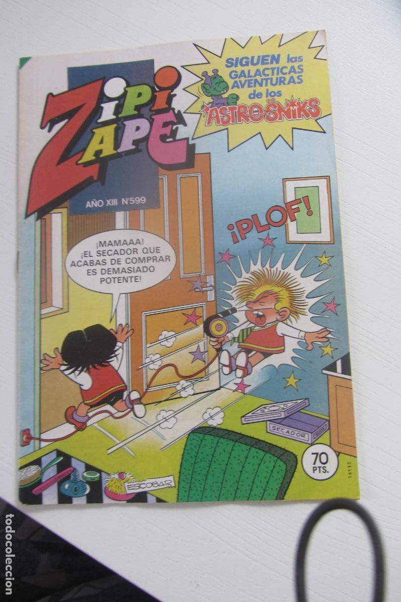 Tebeos: ZIPI ZAPE - N&ordm; 599 a&ntilde;o XIII 1984 BRUGUERA arx179