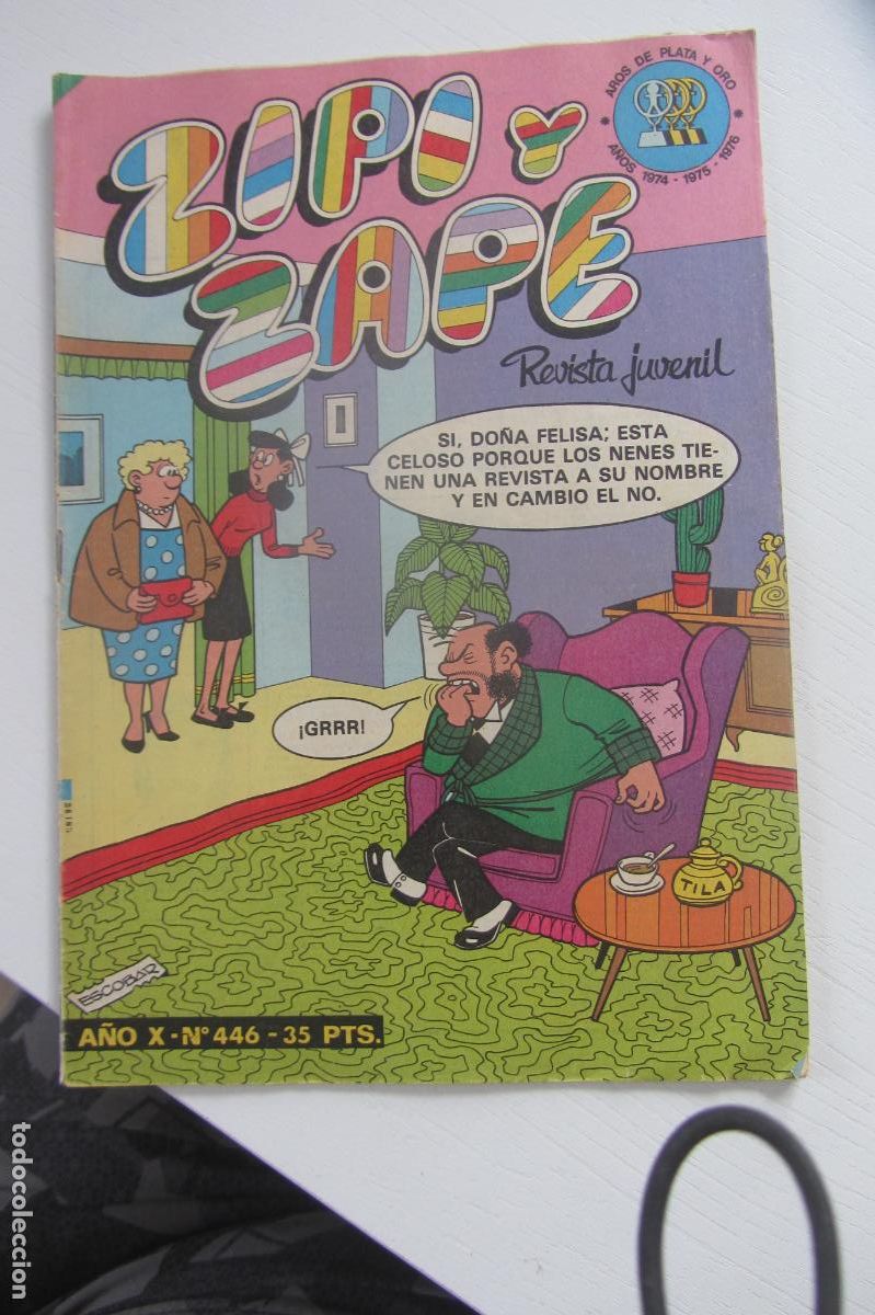 Tebeos: ZIPI Y ZAPE, REVISTA JUVENIL 446 A&Ntilde;O X BRUGUERA arx179