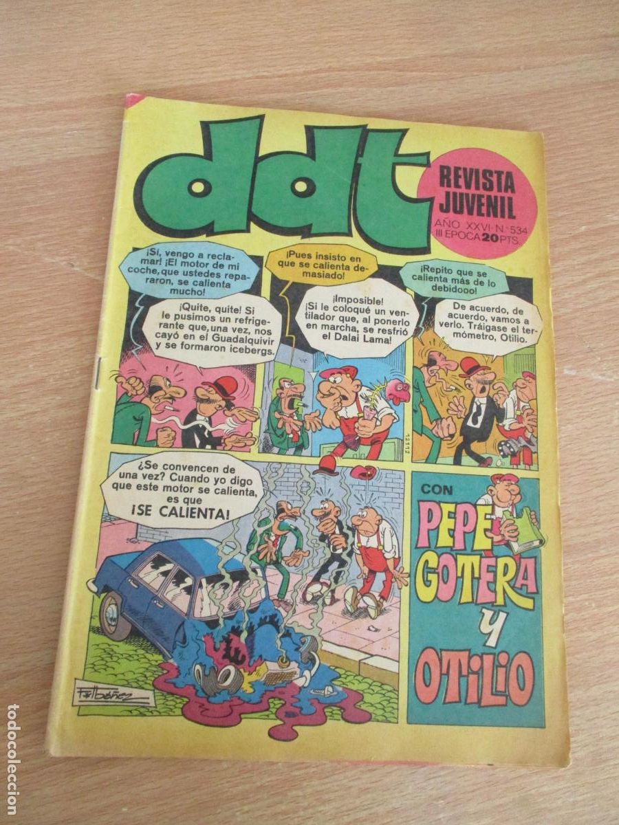 Tebeos: EDT: BRUGUERA.- DDT.- N&ordm;. 534- 1978