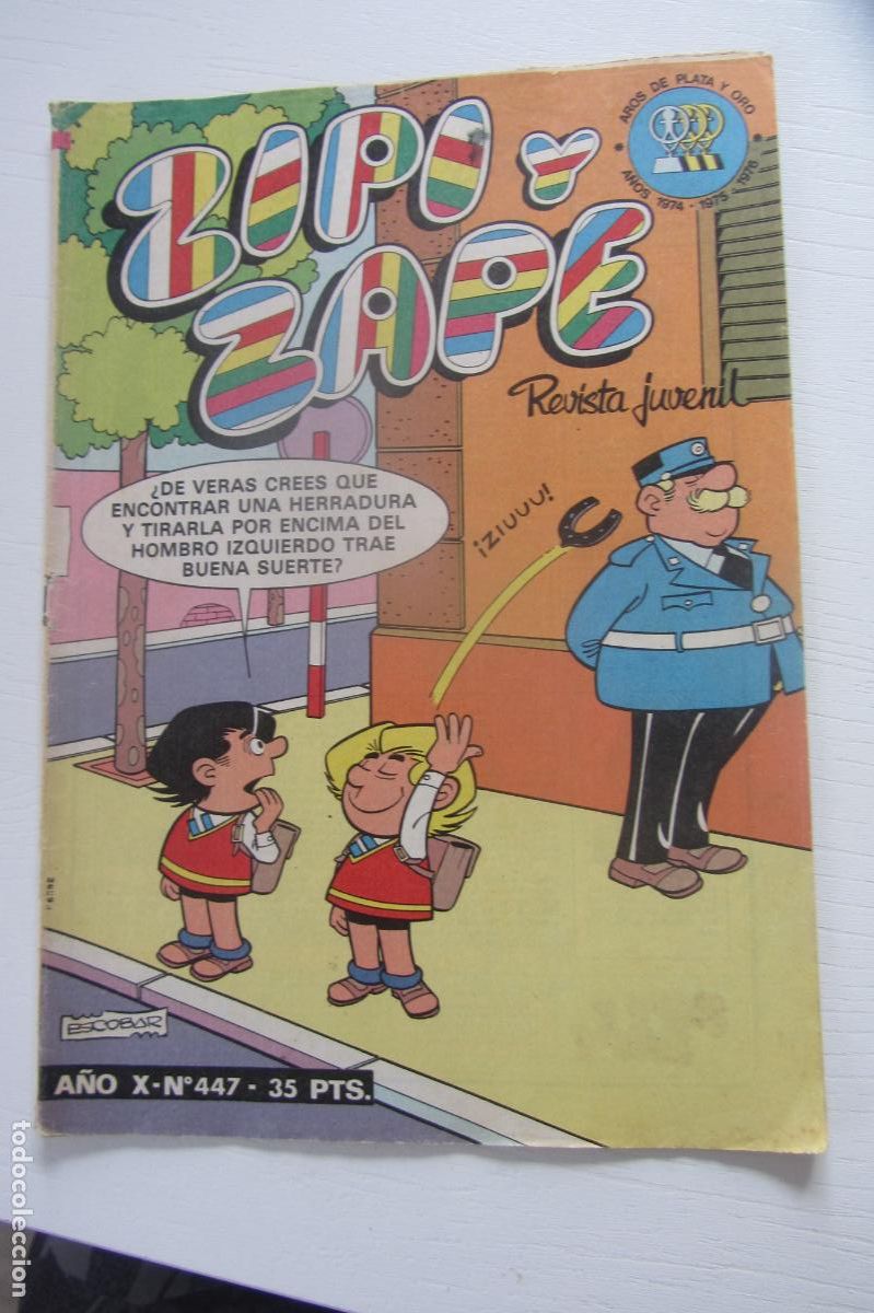 Tebeos: ZIPI ZAPE - A&Ntilde;O X N&ordm; 447 -ANIBAL-ROB&Iacute;N ROBOT BRUGUERA arx179