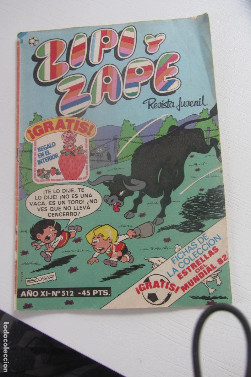 Tebeos: ZIPI ZAPE - A&Ntilde;O XI N&ordm; 512 -ANIBAL-ROB&Iacute;N ROBOT BRUGUERA arx179