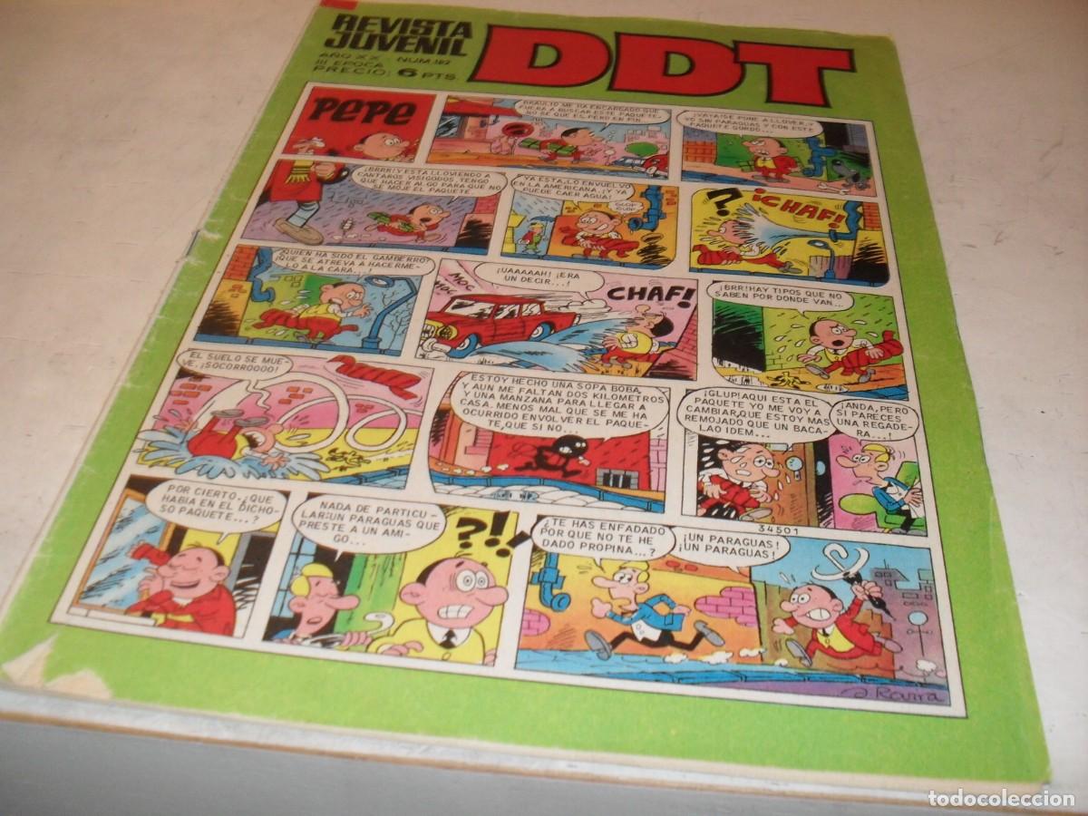 Tebeos: DDT 2&ordf; EPOCA N&ordm; 182,EN PAGINA CENTRAL EL BOTONES SACARINO,DE 551,BRUGUERA,1967