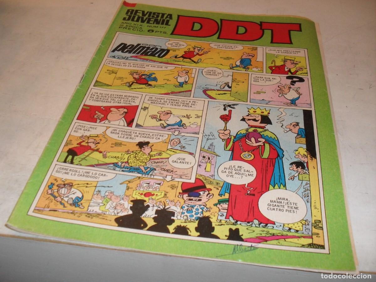 Tebeos: DDT 2&ordf; EPOCA N&ordm; 177,EN CONTRAPORTADA PUBLICIDAD JUGUETES GRAN OESTE,DE 551,BRUGUERA,1967