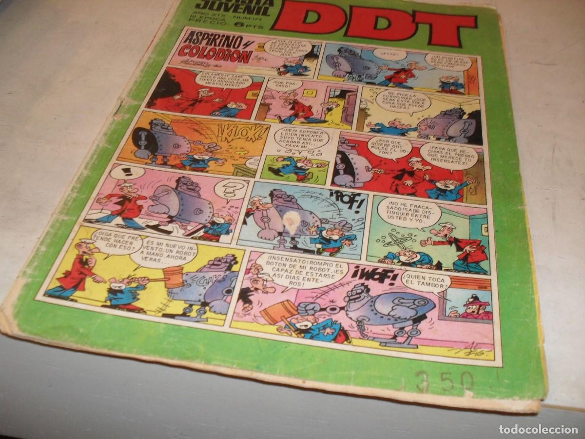 Tebeos: DDT 2&ordf; EPOCA N&ordm; 174,EN CONTRAPORTADA PUBLICIDAD JUGUETES GRAN OESTE,DE 551,BRUGUERA,1967