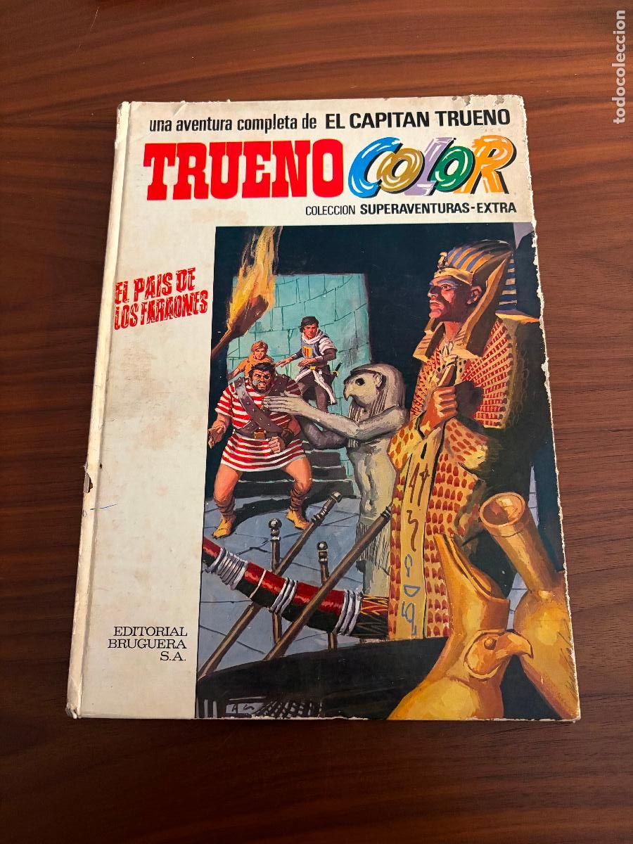Tebeos: UNA AVENTURA COMPLETA DE EL CAPIT&Aacute;N TRUENO , EL PAIS DE LOS FARAONES , TAPA DURA , BRUGUERA