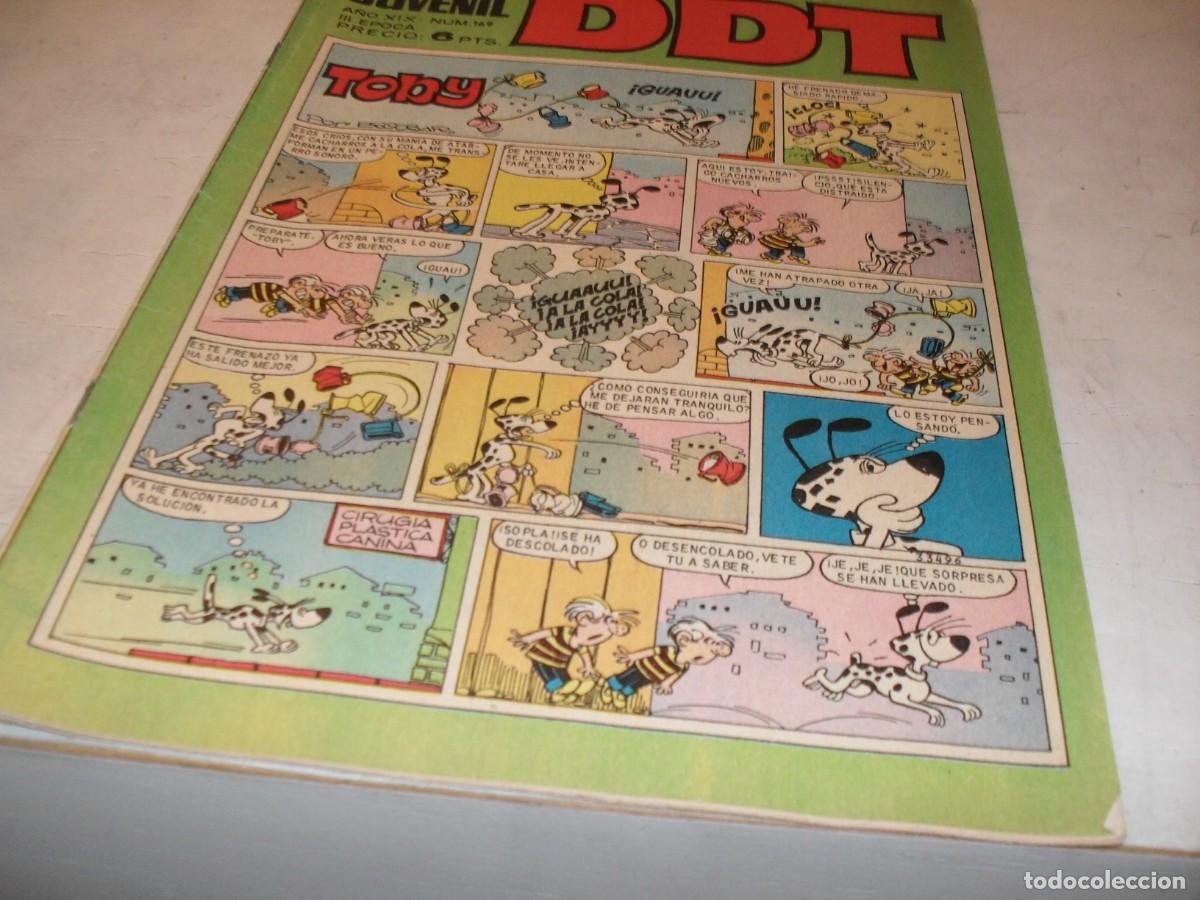 Tebeos: DDT 2&ordf; EPOCA N&ordm; 169,CON EL BOTONES SACARINO EN PAGINA CENTRAL,DE 551,BRUGUERA,1967