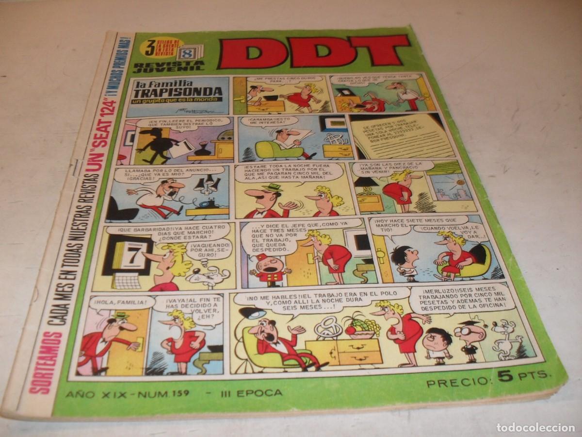 Tebeos: DDT 2&ordf; EPOCA N&ordm; 159,CON AVENTURA EN EL OESTE,DE MARK TWAINN,DE 551,BRUGUERA,1967