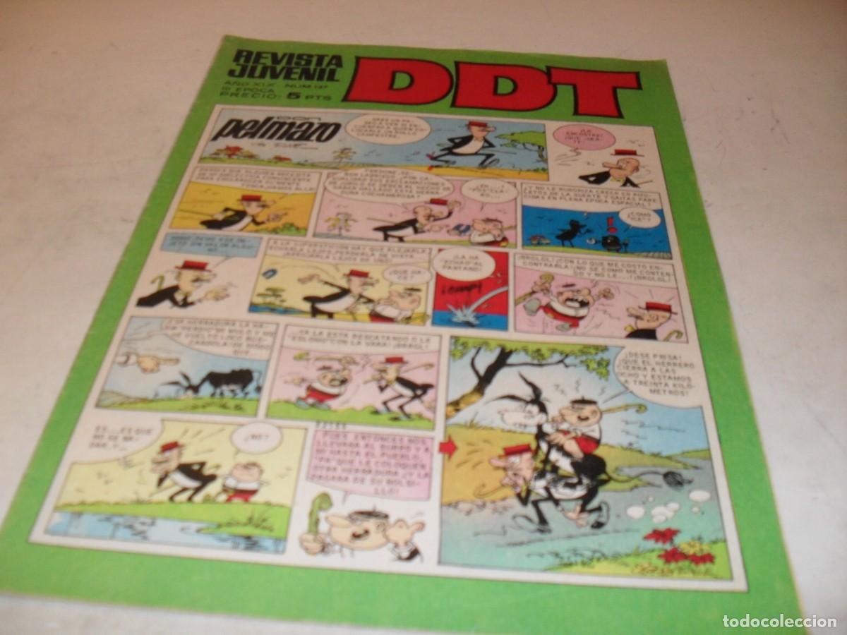 Tebeos: DDT 2&ordf; EPOCA N&ordm; 147,CON EL BOTONES SACARINO EN PAGINA CENTRAL,DE 551,BRUGUERA,1967