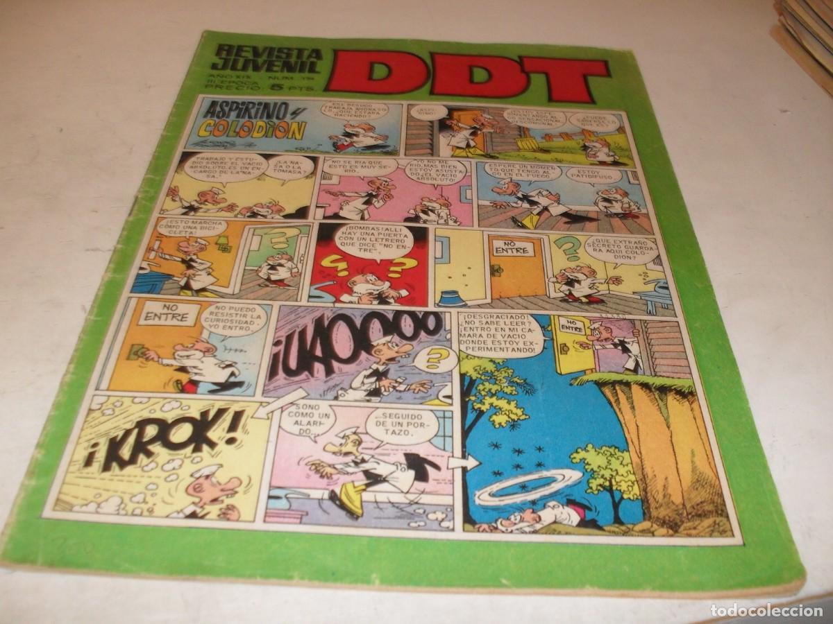 Tebeos: DDT 2&ordf; EPOCA N&ordm; 134,CON EL BOTONES SACARINO EN PAGINA CENTRAL,DE 551,BRUGUERA,1967