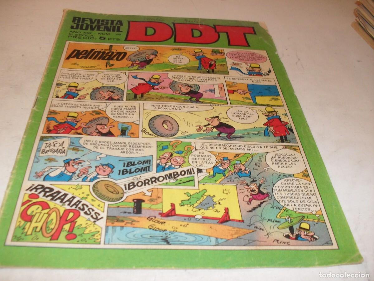 Tebeos: DDT 2&ordf; EPOCA N&ordm; 132,CON EL BOTONES SACARINO EN PAGINA CENTRAL,DE 551,BRUGUERA,1967