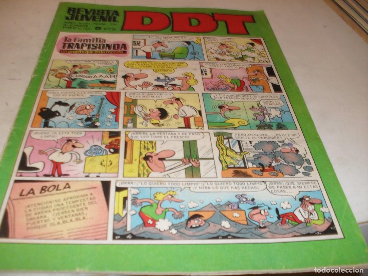 Tebeos: DDT 2&ordf; EPOCA N&ordm; 120,CON EL BOTONES SACARINO EN PAGINA CENTRAL,DE 551,BRUGUERA,1967