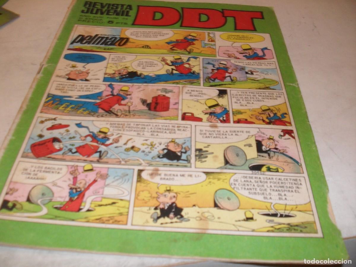 Tebeos: DDT 2&ordf; EPOCA N&ordm; 119,CON EL BOTONES SACARINO EN PAGINA CENTRAL,DE 551,BRUGUERA,1967
