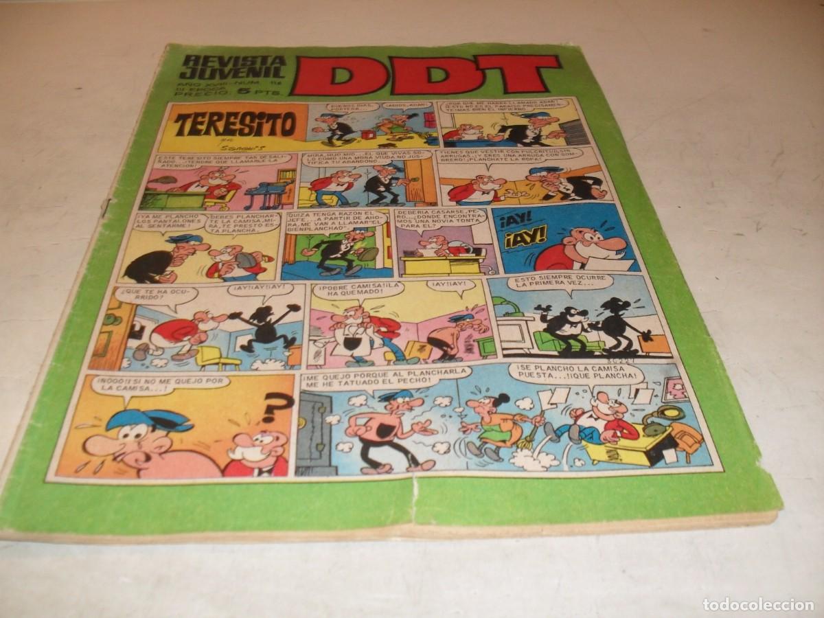 Tebeos: DDT 2&ordf; EPOCA N&ordm; 118,CON ASTERIX Y LA HOZ DE ORO,DE 551,BRUGUERA,1967