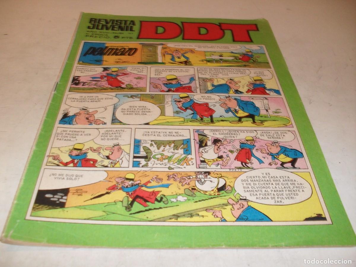 Tebeos: DDT 2&ordf; EPOCA N&ordm; 117,CON ASTERIX Y LA HOZ DE ORO,DE 551,BRUGUERA,1967