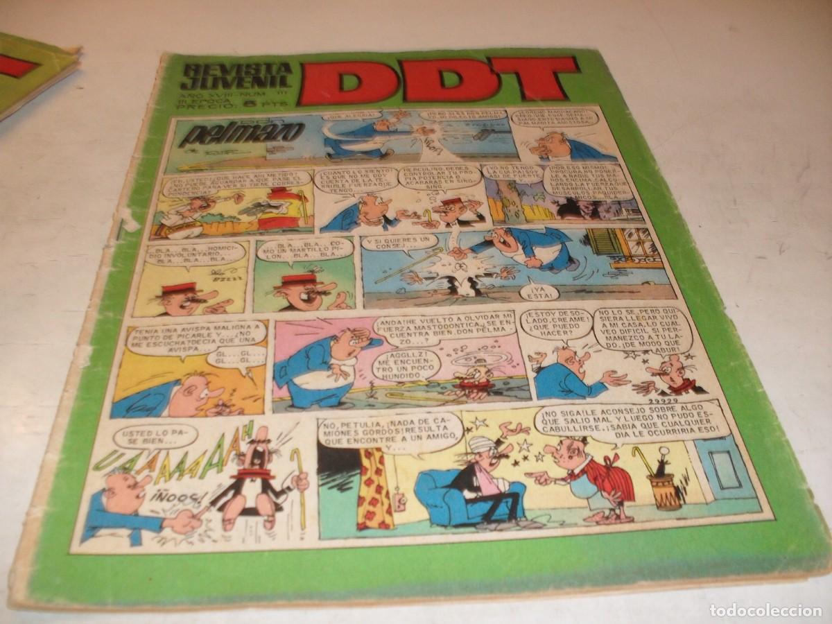 Tebeos: DDT 2&ordf; EPOCA N&ordm; 111,CON EL BOTONES SACARINO EN PAGINA CENTRAL,DE 551,BRUGUERA,1967