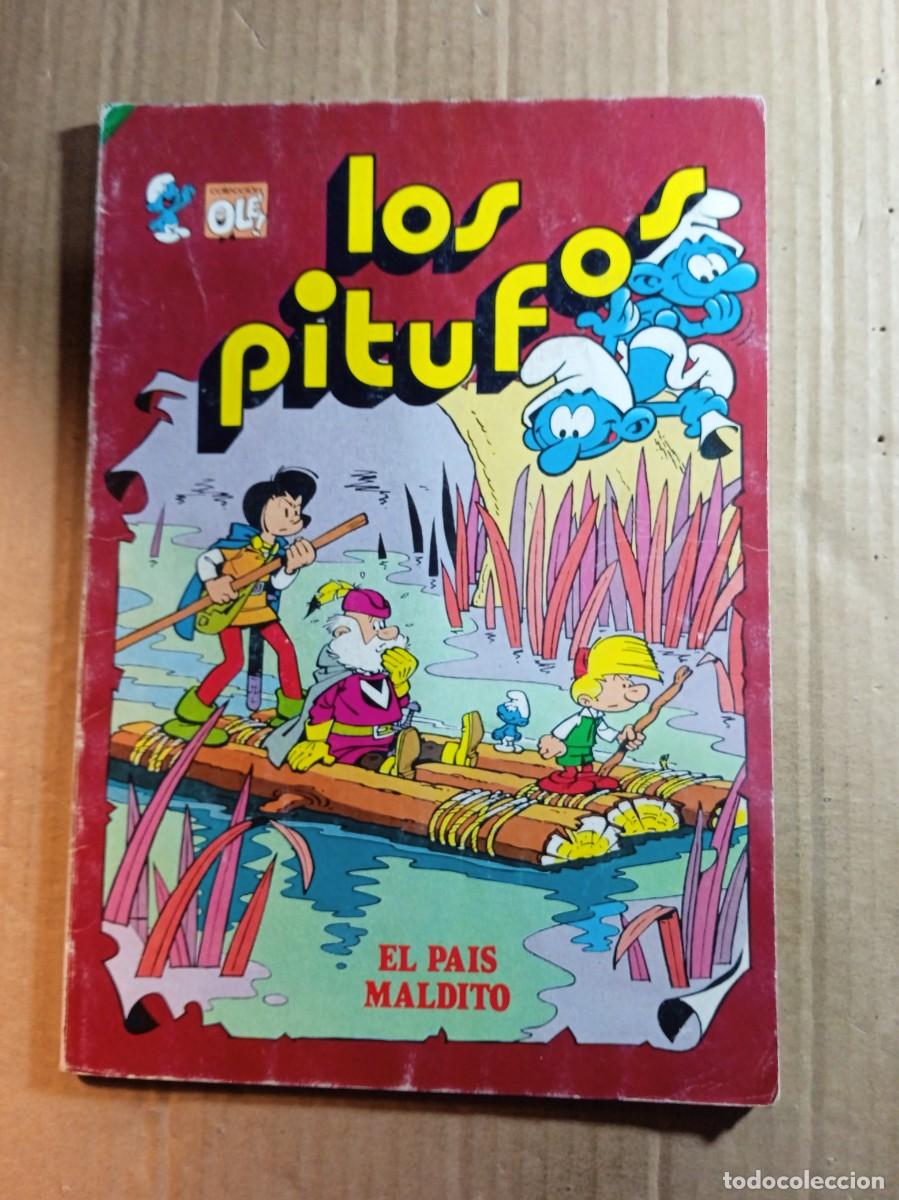 Tebeos: TEBEO DE OLE LOS PITUFOS EN EL PAIS MALDITO DEL A&Ntilde;O 1983 N&ordm; 14