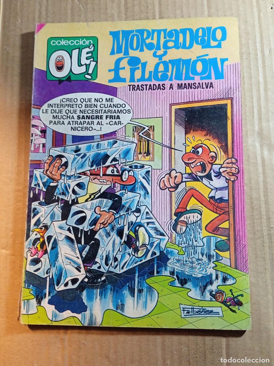 Tebeos: TEBEO DE OLE MORTADELO Y FILEMON EN TRASTADAS A MANSALVA DEL A&Ntilde;O 1985 N&ordm; 140